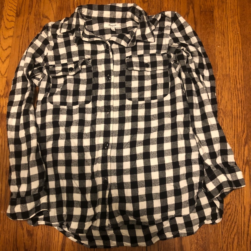Madewell Plaid Flannel shirt size S